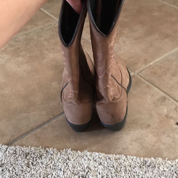 Western style Leather boots - Picture 3 of 4